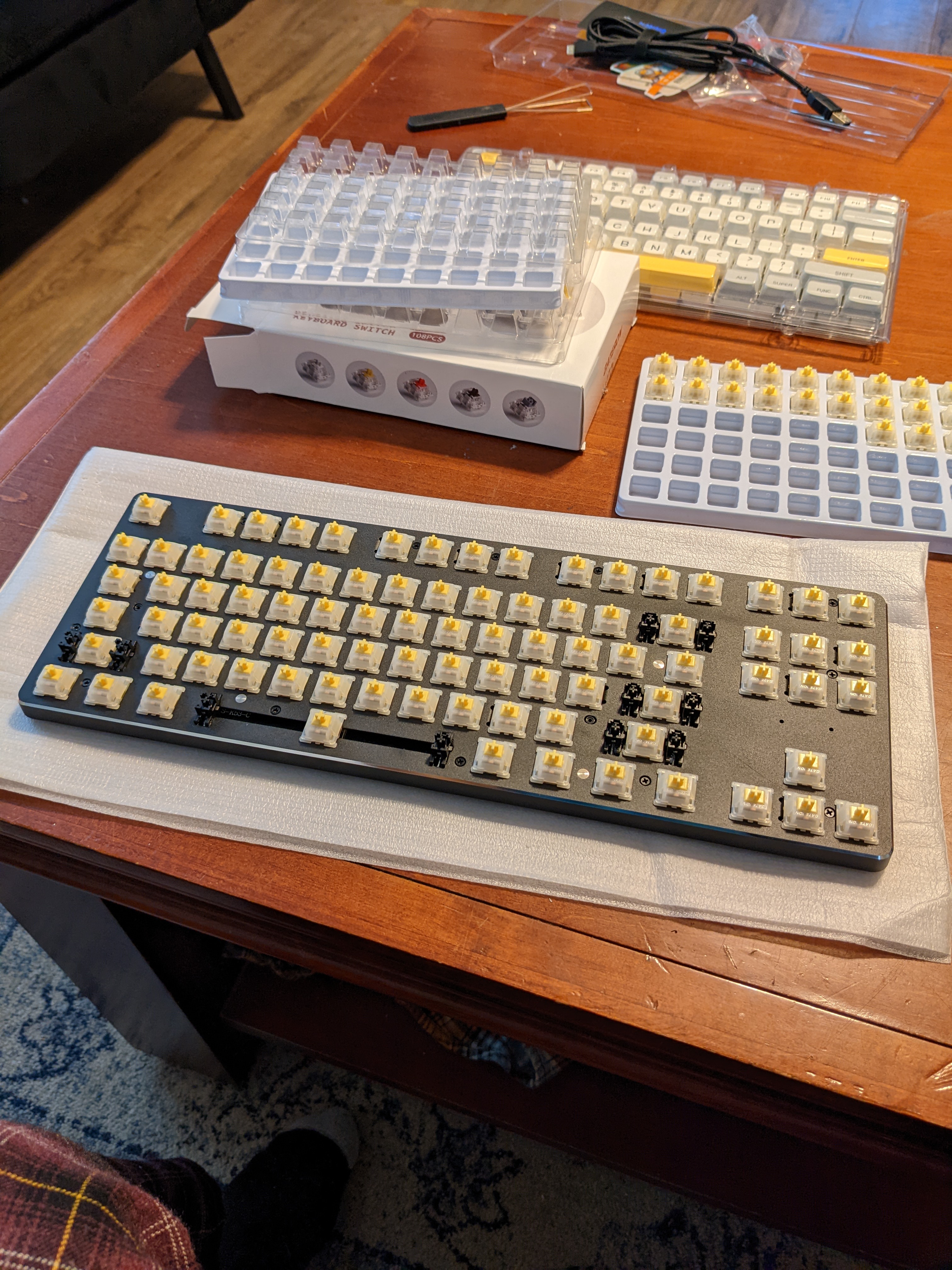 Switches are in
